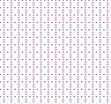 Geometrik şekilli kusursuz desen, vektör illüstrasyonu