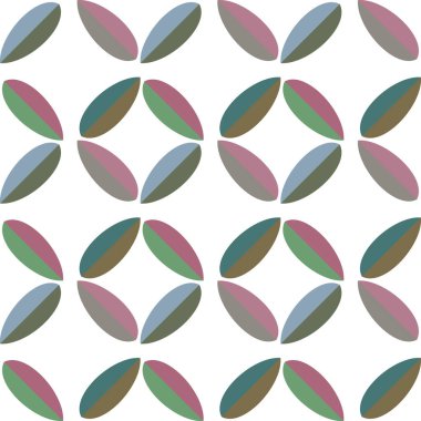 Geometrik şekilli kusursuz desen vektör çizimi