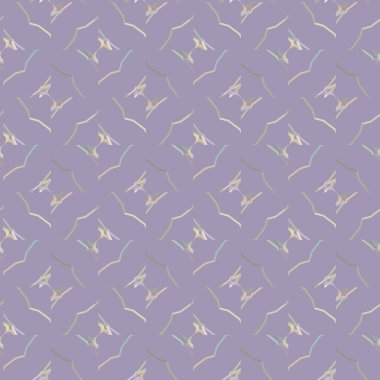 Geometrik şekilli kusursuz desen, vektör illüstrasyonu