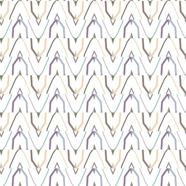 Geometrik şekilli kusursuz desen, vektör illüstrasyonu