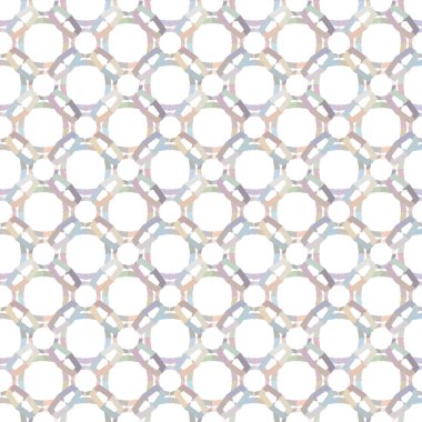 Geometrik şekilli kusursuz desen vektör çizimi