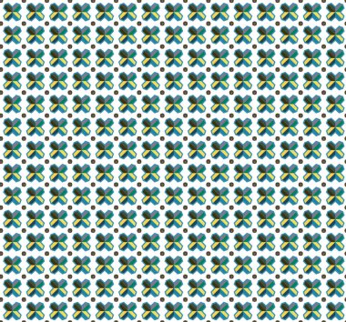 Geometrik şekilli kusursuz desen vektör çizimi