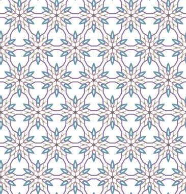 Geometrik şekilli kusursuz desen, vektör illüstrasyonu