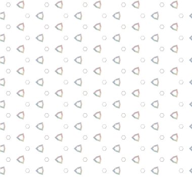 Geometrik şekilli kusursuz desen vektör çizimi