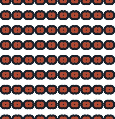 Geometrik şekilli kusursuz desen, vektör illüstrasyonu