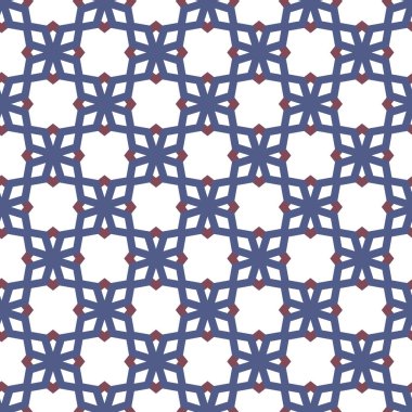 Geometrik şekilli kusursuz desen vektör çizimi