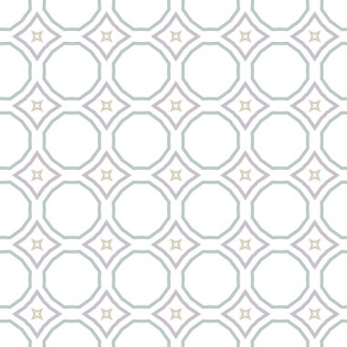 Geometrik şekilli kusursuz desen, vektör illüstrasyonu