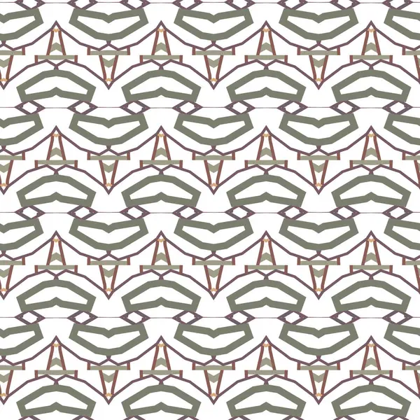 Patrón Ornamental Geométrico Sin Costuras Fondo Abstracto — Vector de stock