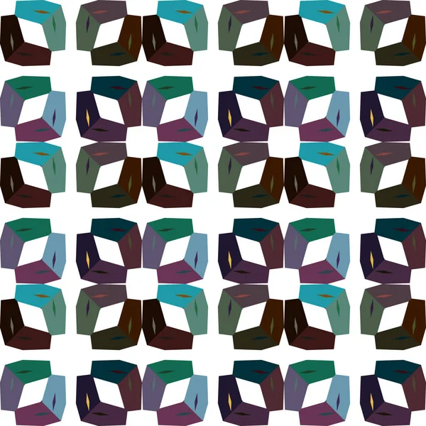 Patrón Ornamental Geométrico Sin Costuras Fondo Abstracto — Archivo Imágenes Vectoriales