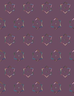 Geometrik şekilli kusursuz desen vektör çizimi