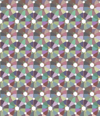 Geometrik şekilli kusursuz desen vektör çizimi