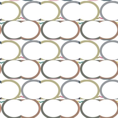 Geometrik şekilli kusursuz desen vektör çizimi