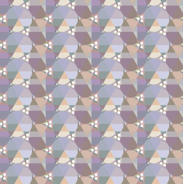 Geometrik şekilli kusursuz desen vektör çizimi