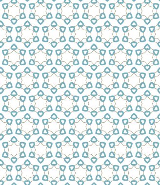 Geometrik şekilli kusursuz desen, vektör illüstrasyonu