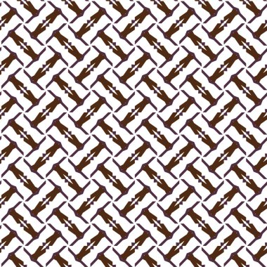 Geometrik şekilli kusursuz desen vektör çizimi