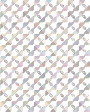 Geometrik şekilli kusursuz desen vektör çizimi