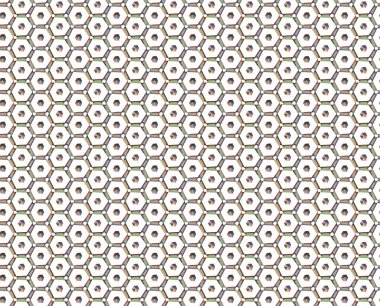 Geometrik şekilli kusursuz desen, vektör illüstrasyonu