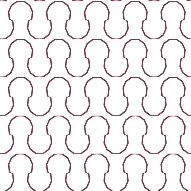 Geometrik şekilli kusursuz desen, vektör illüstrasyonu