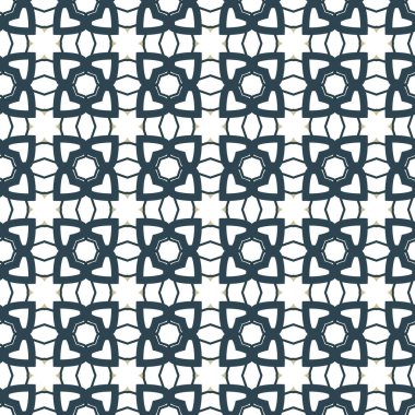 Geometrik şekilli kusursuz desen vektör çizimi