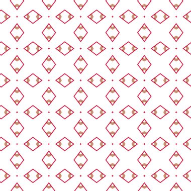 Geometrik şekilli kusursuz desen vektör çizimi