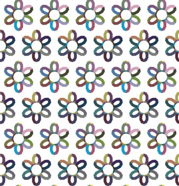 Geometrik şekilli kusursuz desen, vektör illüstrasyonu