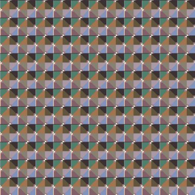 Geometrik şekilli kusursuz desen vektör çizimi