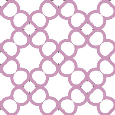 Geometrik şekilli kusursuz desen, vektör illüstrasyonu