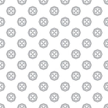 Geometrik şekilli kusursuz desen, vektör illüstrasyonu