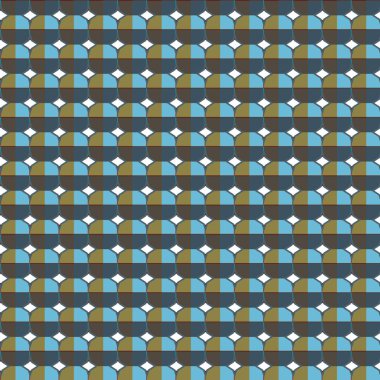 Geometrik şekilli kusursuz desen vektör çizimi