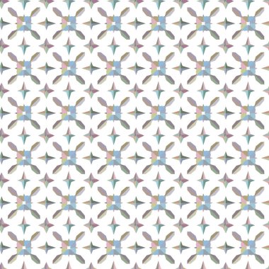 Geometrik şekilli kusursuz desen, vektör illüstrasyonu