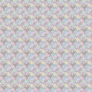 Geometrik şekilli kusursuz desen vektör çizimi