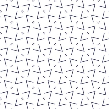 Geometrik şekilli kusursuz desen, vektör illüstrasyonu