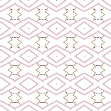 Geometrik şekilli kusursuz desen, vektör illüstrasyonu