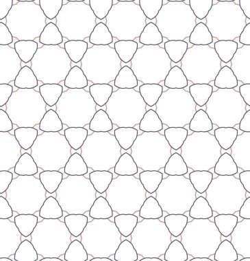 Geometrik şekilli kusursuz desen, vektör illüstrasyonu