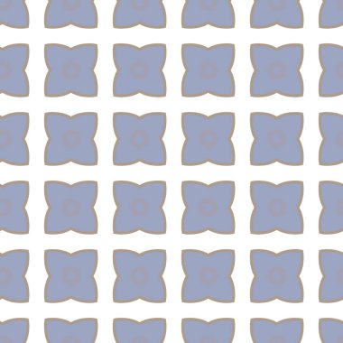 Geometrik şekilli kusursuz desen, vektör illüstrasyonu