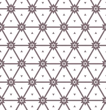 Geometrik şekilli kusursuz desen, vektör illüstrasyonu
