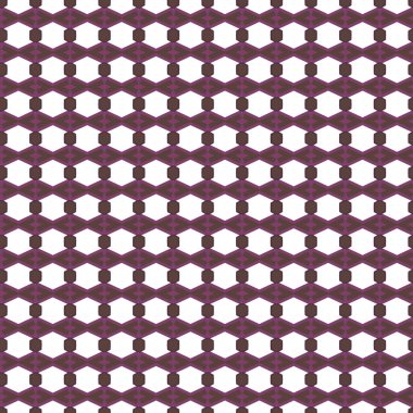 Geometrik şekilli kusursuz desen, vektör illüstrasyonu
