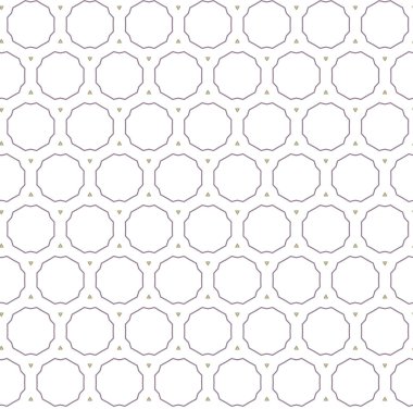Geometrik şekilli kusursuz desen vektör çizimi