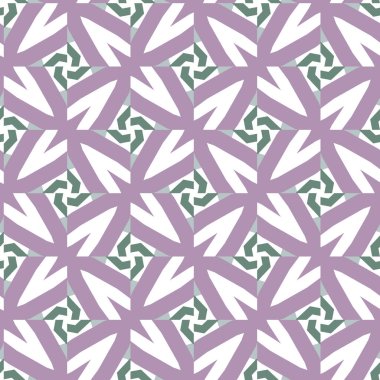 Geometrik şekilli kusursuz desen, vektör illüstrasyonu