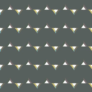 Geometrik şekilli kusursuz desen vektör çizimi