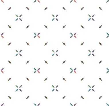 Geometrik şekilli kusursuz desen vektör çizimi