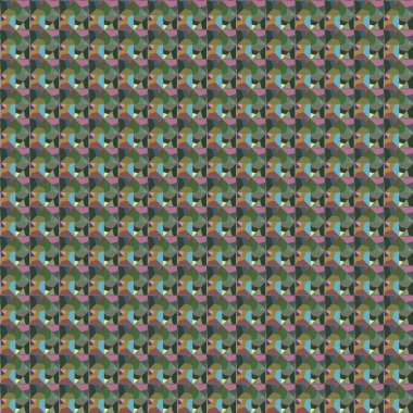 Geometrik şekilli kusursuz desen vektör çizimi