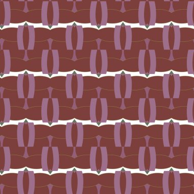 Geometrik şekilli kusursuz desen vektör çizimi