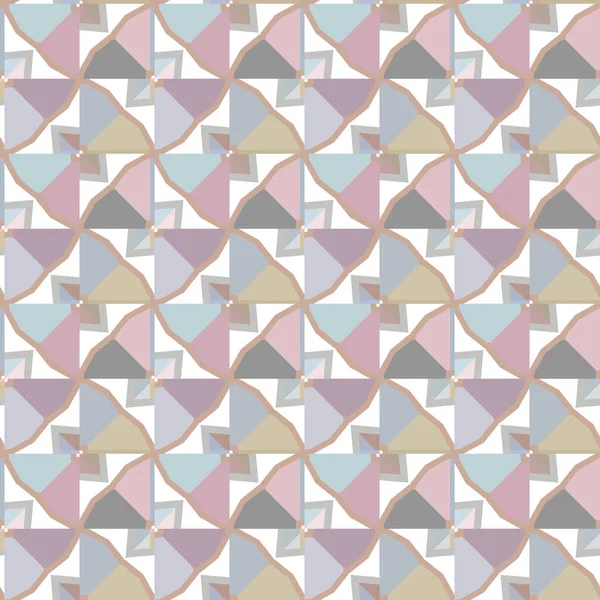 Patrón Ornamental Geométrico Sin Costuras Fondo Abstracto — Archivo Imágenes Vectoriales