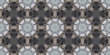 Geometrik şekilli kusursuz desen, vektör illüstrasyonu