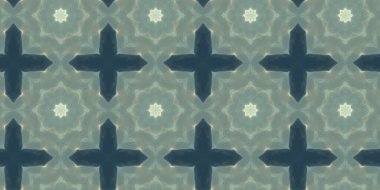 Geometrik şekilli kusursuz desen, vektör illüstrasyonu