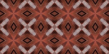 Geometrik şekilli kusursuz desen, vektör illüstrasyonu