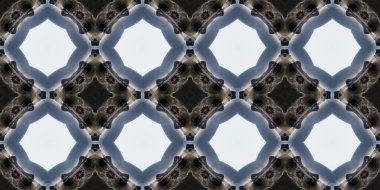 Geometrik şekilli kusursuz desen, vektör illüstrasyonu