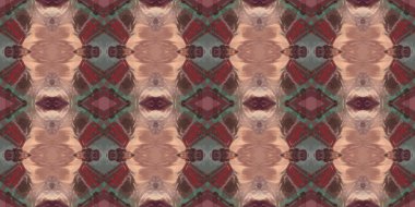 Geometrik şekilli kusursuz desen, vektör illüstrasyonu