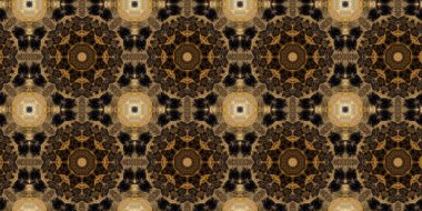 Geometrik şekilli kusursuz desen, vektör illüstrasyonu